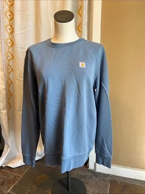 Carhartt woman’s Slate Blue Crewneck Sweatshirt